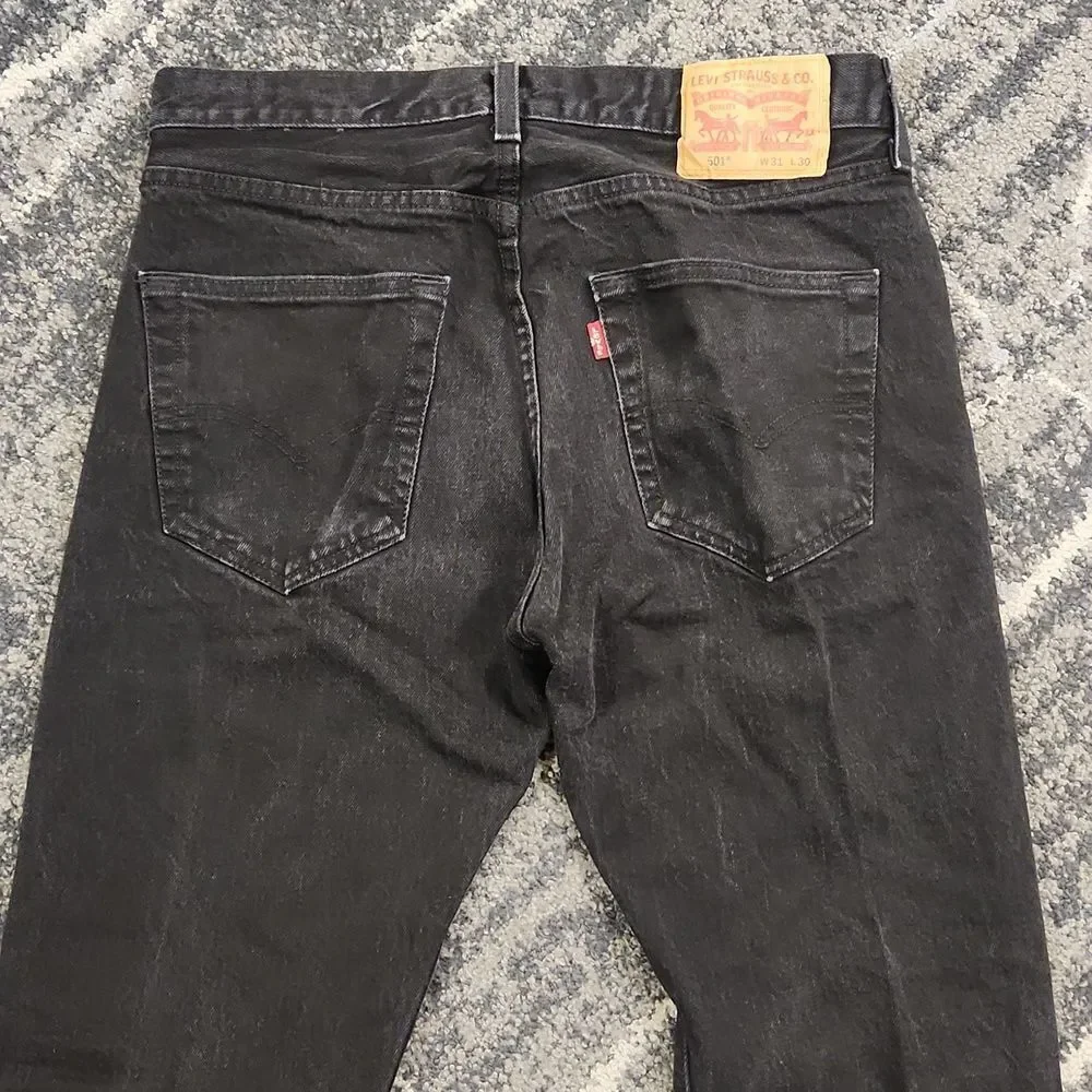 Levis 501 Button Up 2018 Denim Jeans 31 x 30